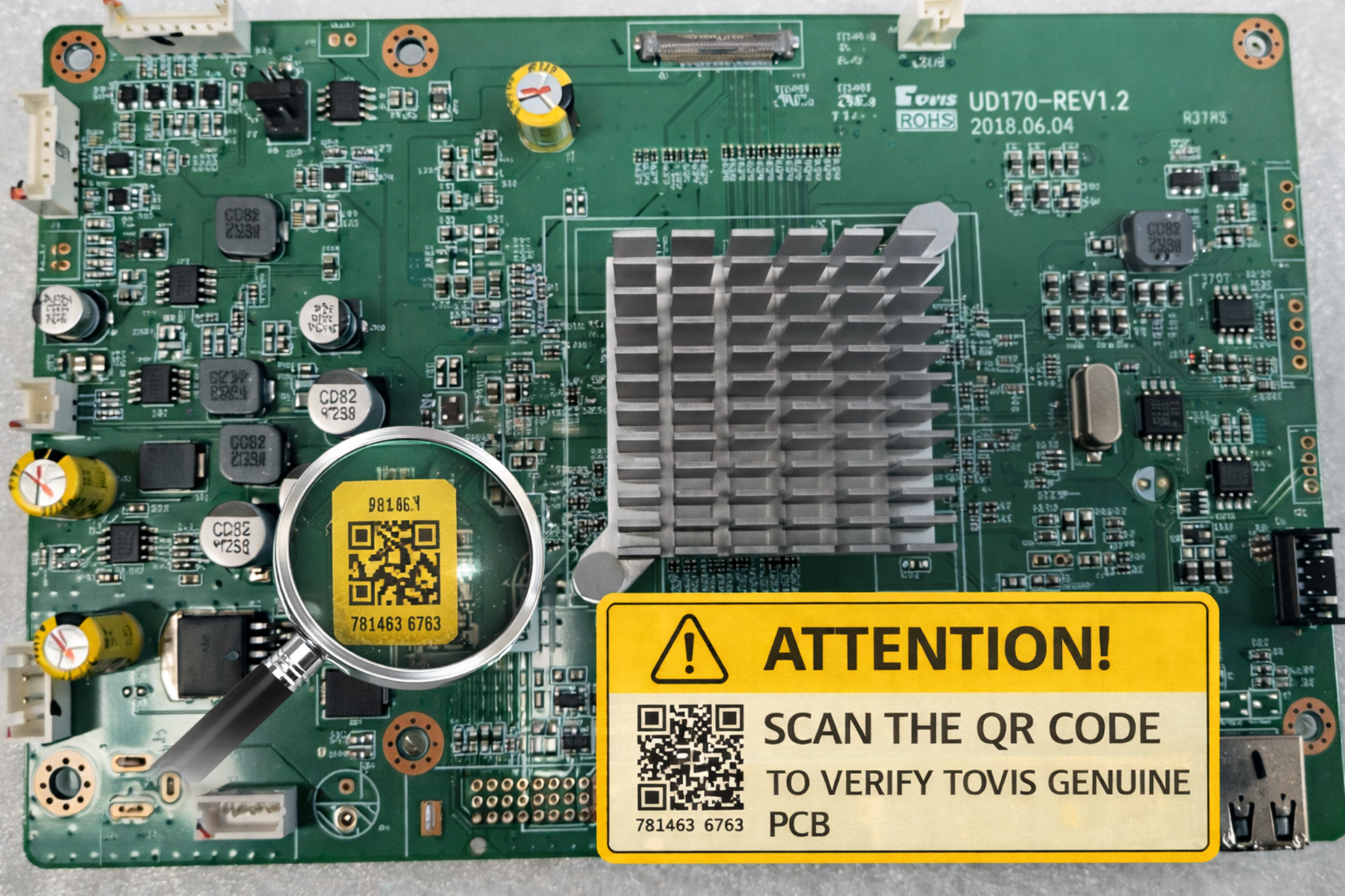 TOVIS Australia | Genuine Parts Verification | Display Aid