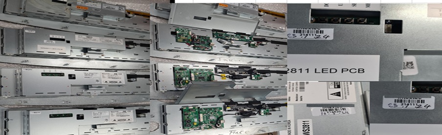 RMA photos showing non-OEM parts observed in returned units